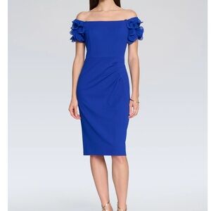Joseph Ribkoff Royal Blue Midi Dress